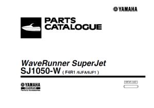 Yamaha Superjet SJ1050-W Part Catalog - SX-R.com